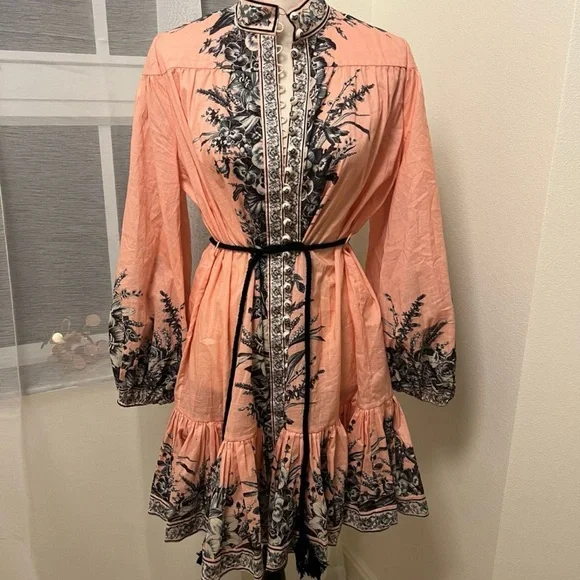 Zimmermann moonshine drop waist dress - Picture 2 of 8